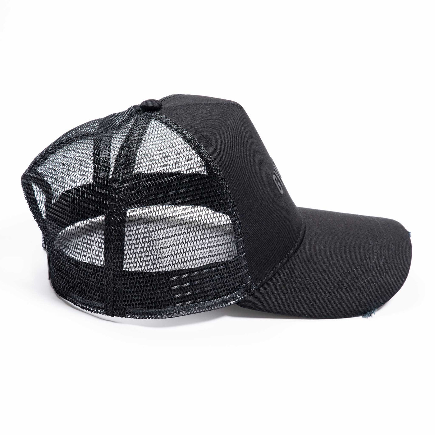 0011. Lightweight Vented Training Cap - Black x Small Black Logo