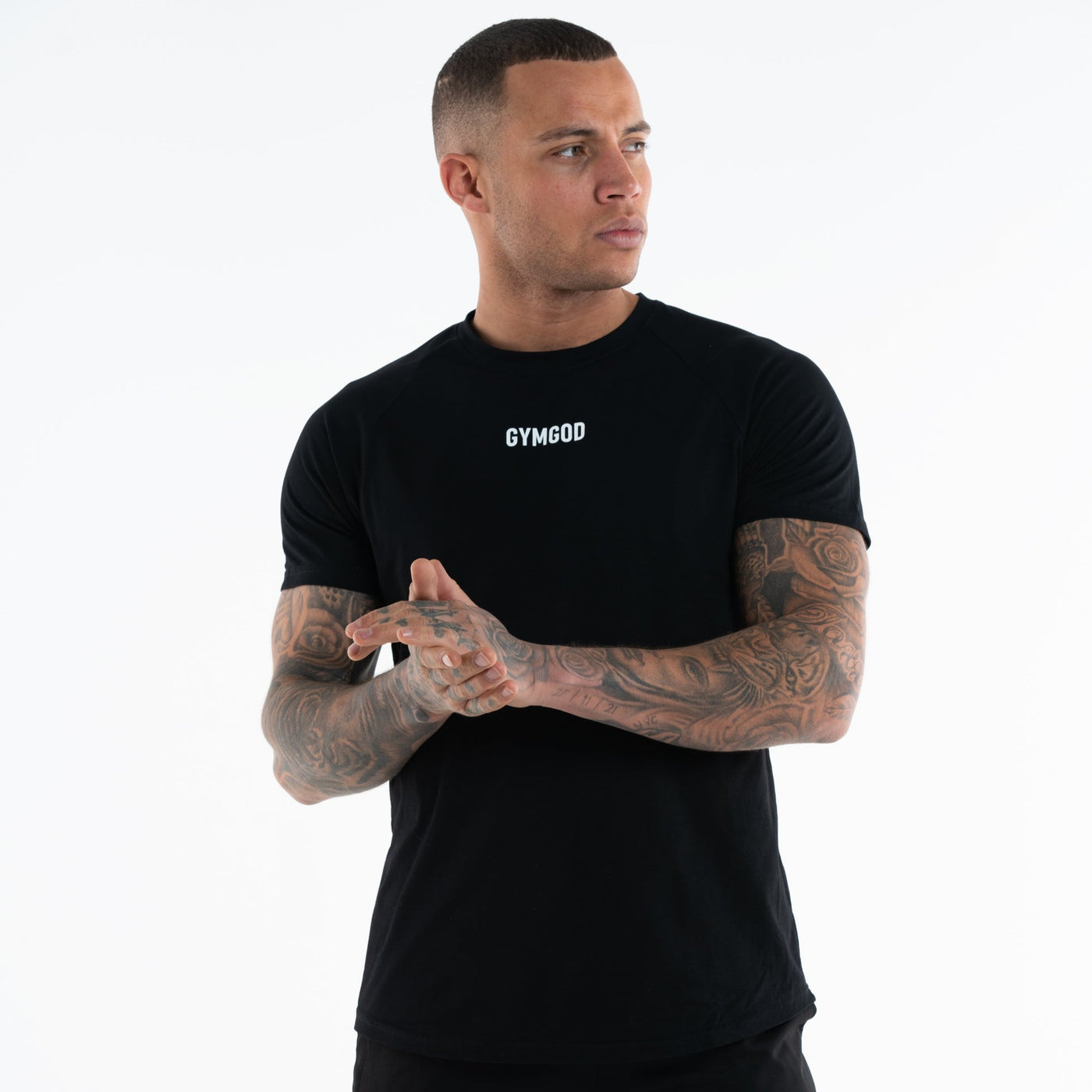 0013. Fitted Training T-Shirt - Black